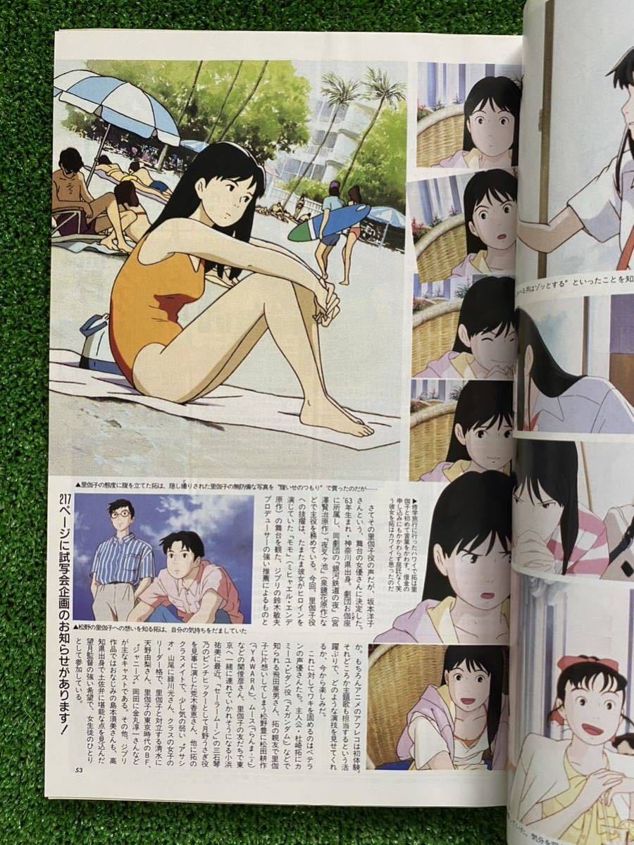 アニメージュ 1990年6月号 海がきこえる 第5回 ジブリ アニメージュ