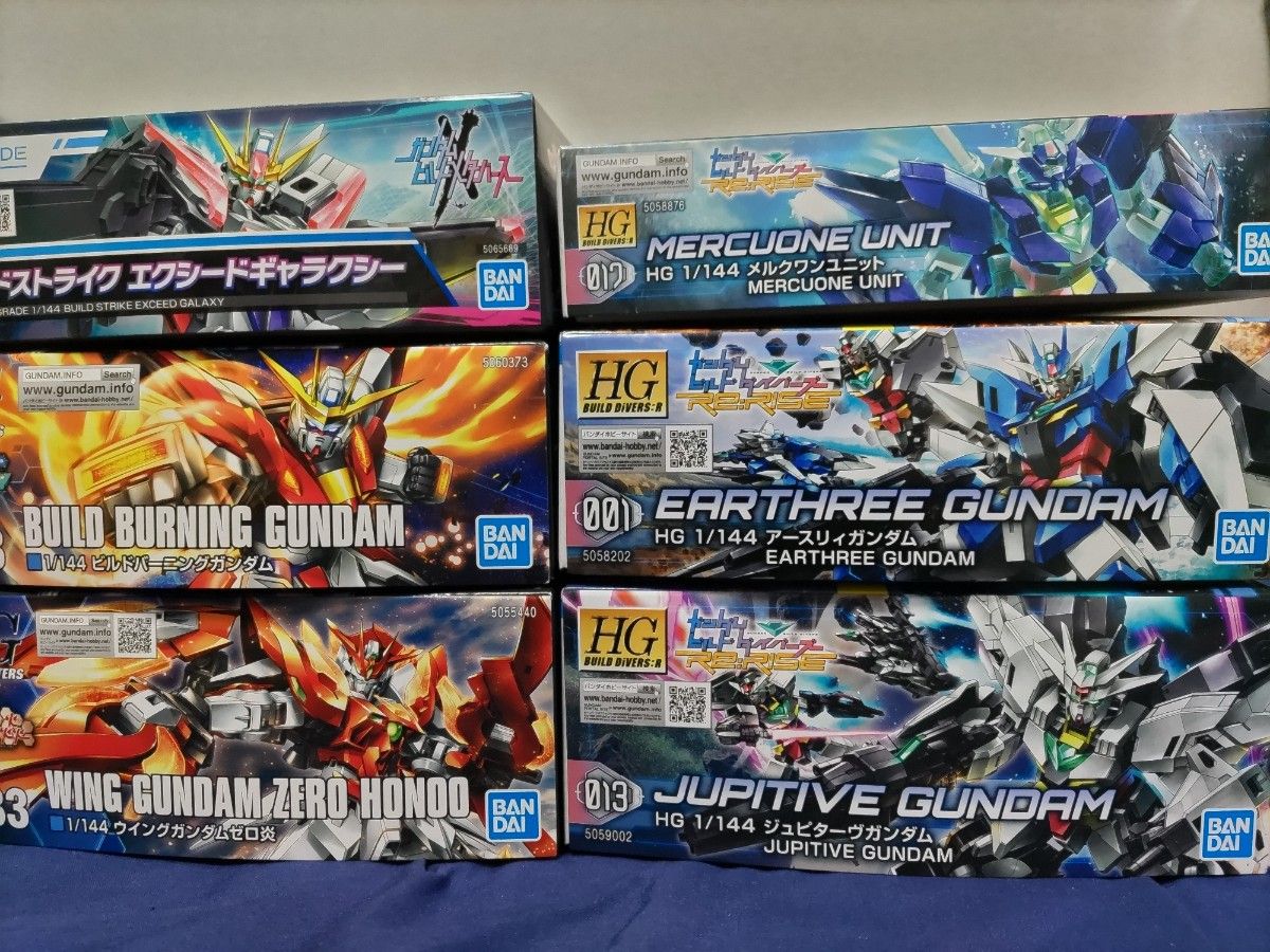 ガンプラ】HG EG 1/144 ビルドファイターズ系プラモデル6箱セット 未