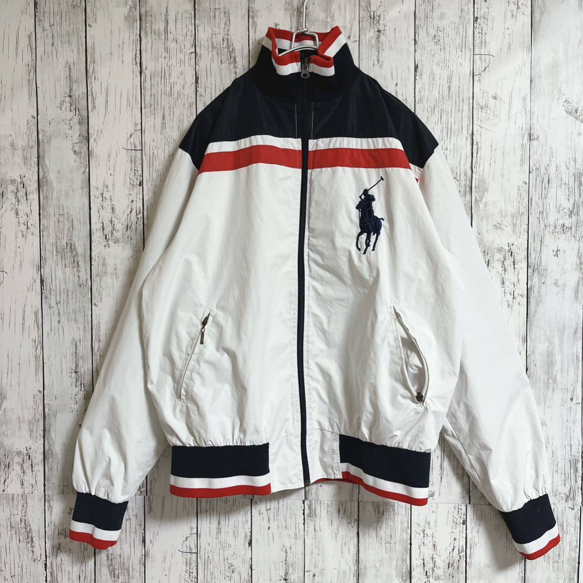 90's Polo by Ralph Lauren ラルフローレン ナイロンジャケット L相当