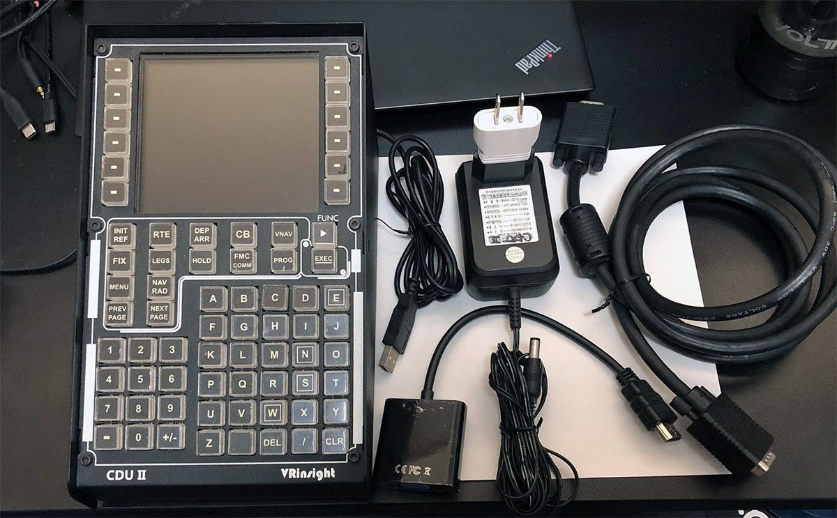 動作OK VRinsight CDU II フライトシミュレーター FMC CDU コンソール