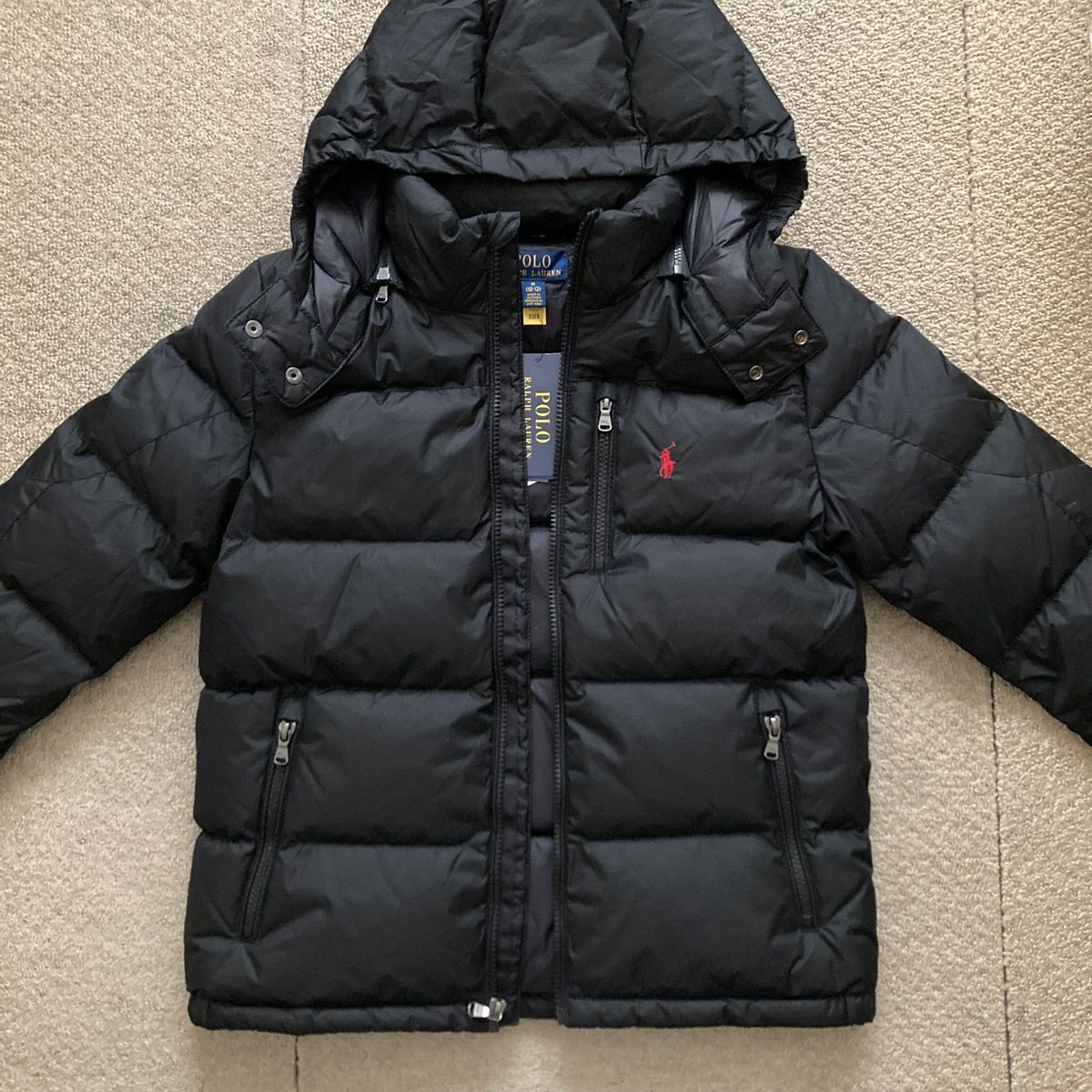 新品タグ付 ポロラルフローレン POLO RALPH LAUREN ダウン M（10-12