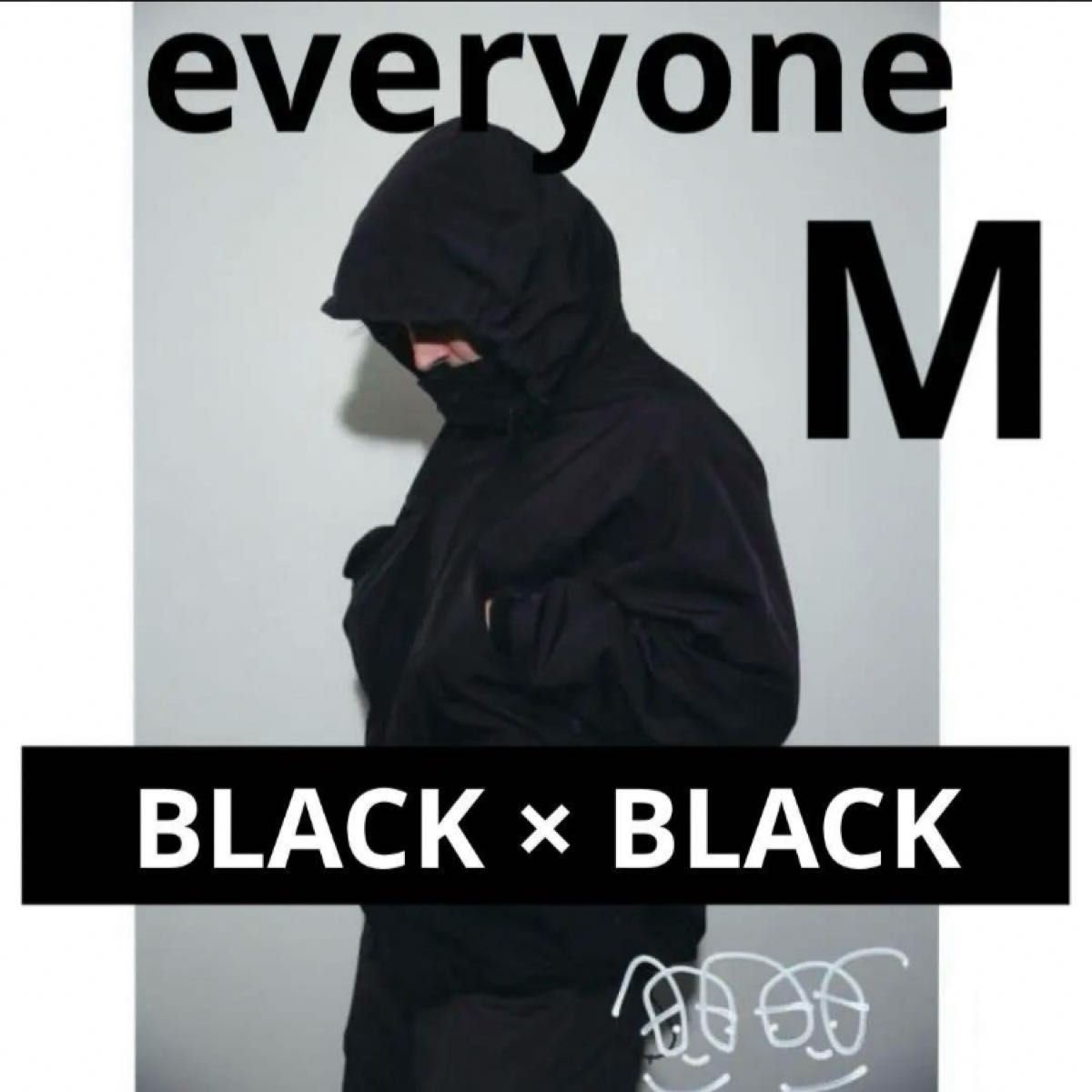 everyone エブリワン Optimal Jacket ブラック×ブラック｜Yahoo!フリマ