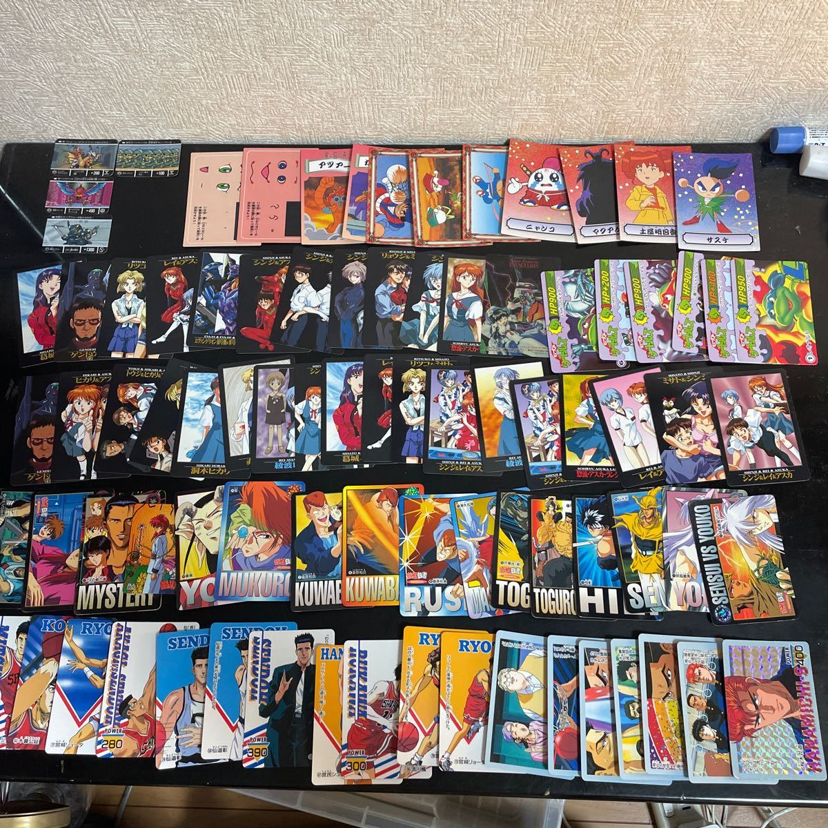 カードダス ドラゴンボール 幽遊白書 エヴァンゲリオン スラムダンク