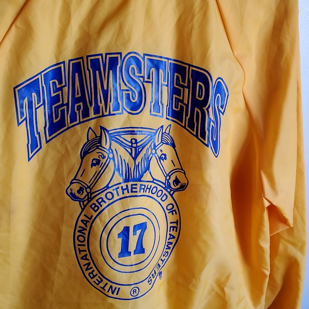 C16 90s USA製 Cardinal ナイロン コーチジャケット sizeXL 黄色