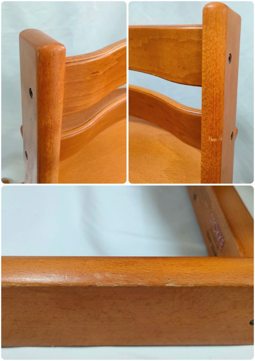 ストッケ トリップトラップ ベビーセット 廃盤色チェリー S/N 3 zwzl2