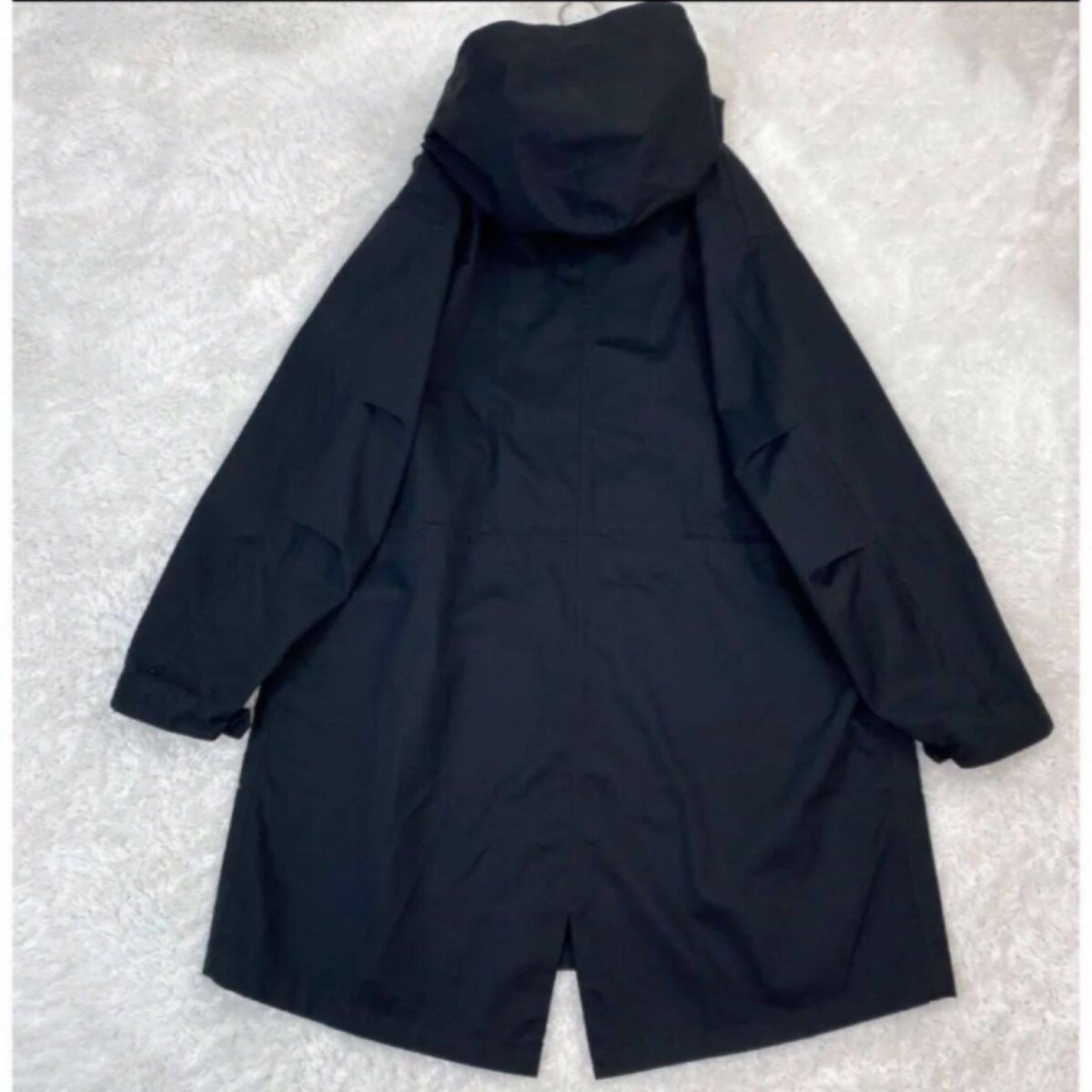 美品 UNIQLOユニクロ ブロックテックモッズコート XXL ブラック｜Yahoo