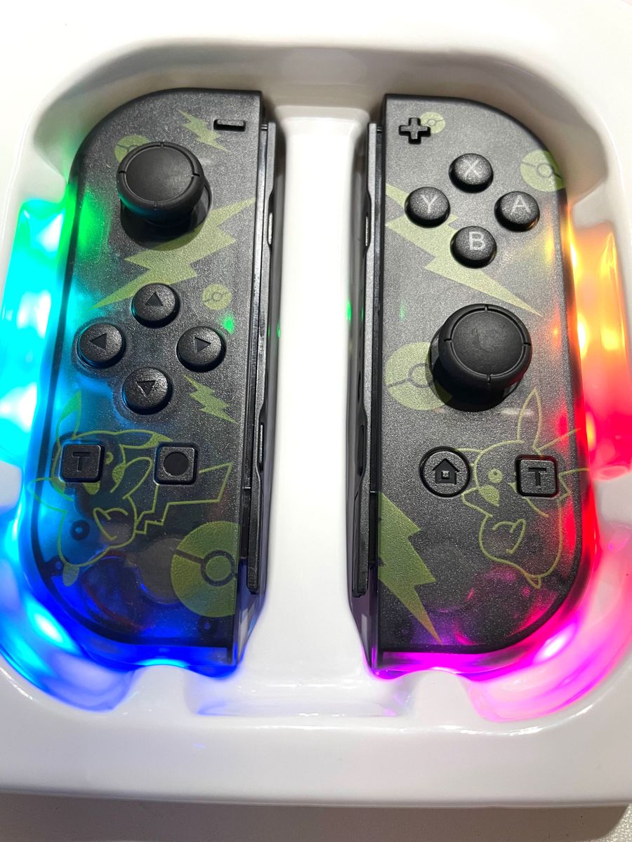 新品】ジョイコン スケルトン カラー LED搭載 Switch Joy-Con｜Yahoo