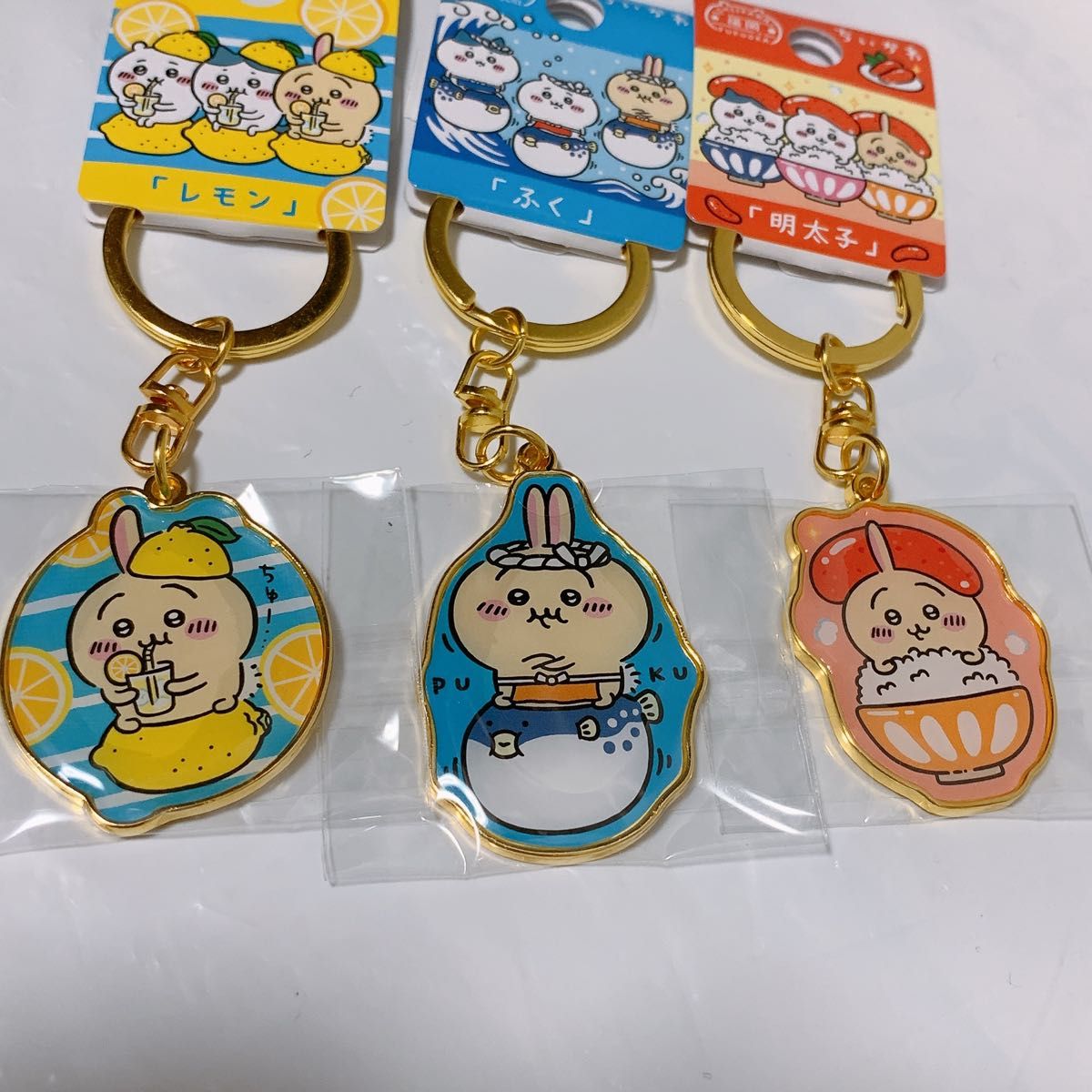 新品未開封】ちいかわ ご当地限定 キーホルダー うさぎ 3個セット 山口