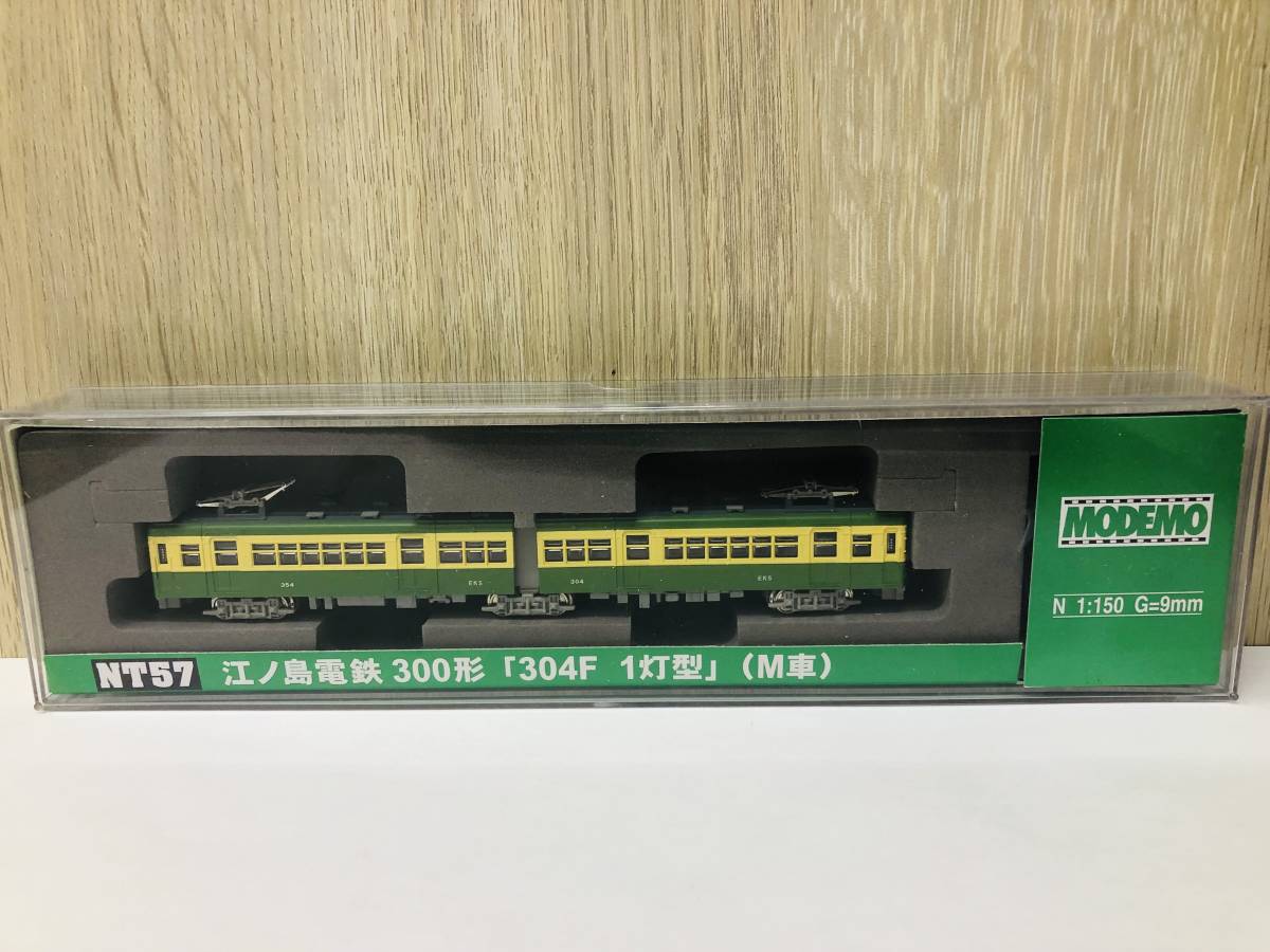 Yahoo!オークション - MODEMO/NT57/江ノ島電鉄 300形 「304F 1灯型」（