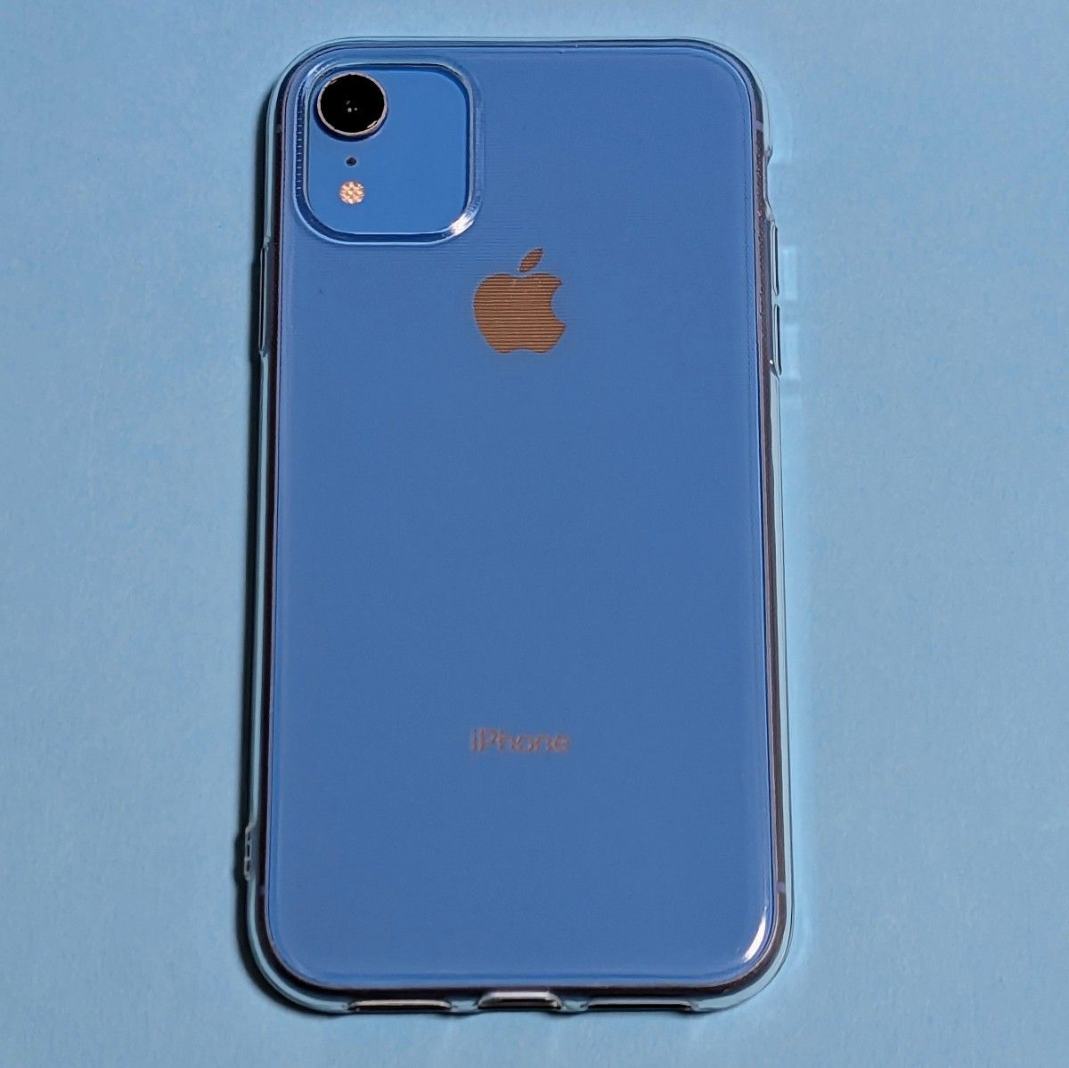 バッテリー87%】iPhone XR 64GB ブルー SIMフリー 最新iOS17 ガラス