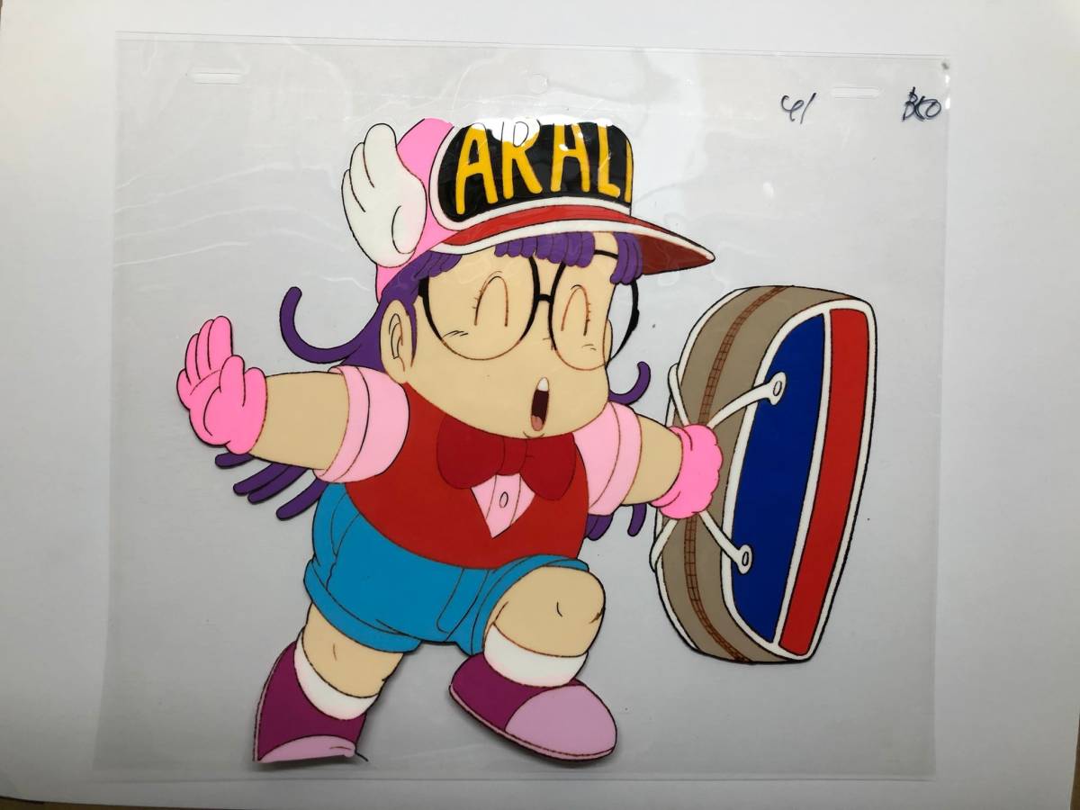 Dr.スランプ アラレちゃん セル画2枚+背景 Dr.スランプ アラレちゃん