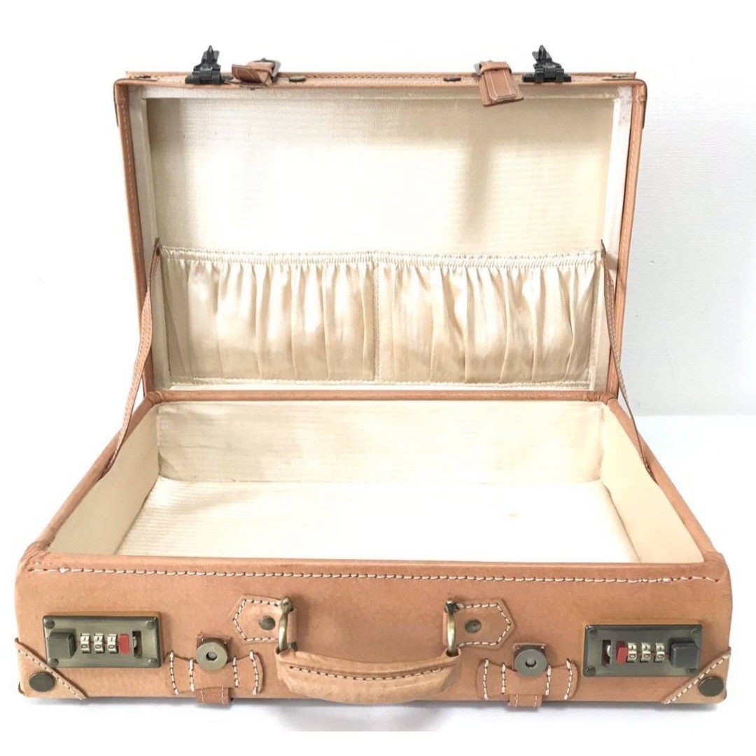 イチロートランク当選品 本革レザーアンティークトランク キリン一番