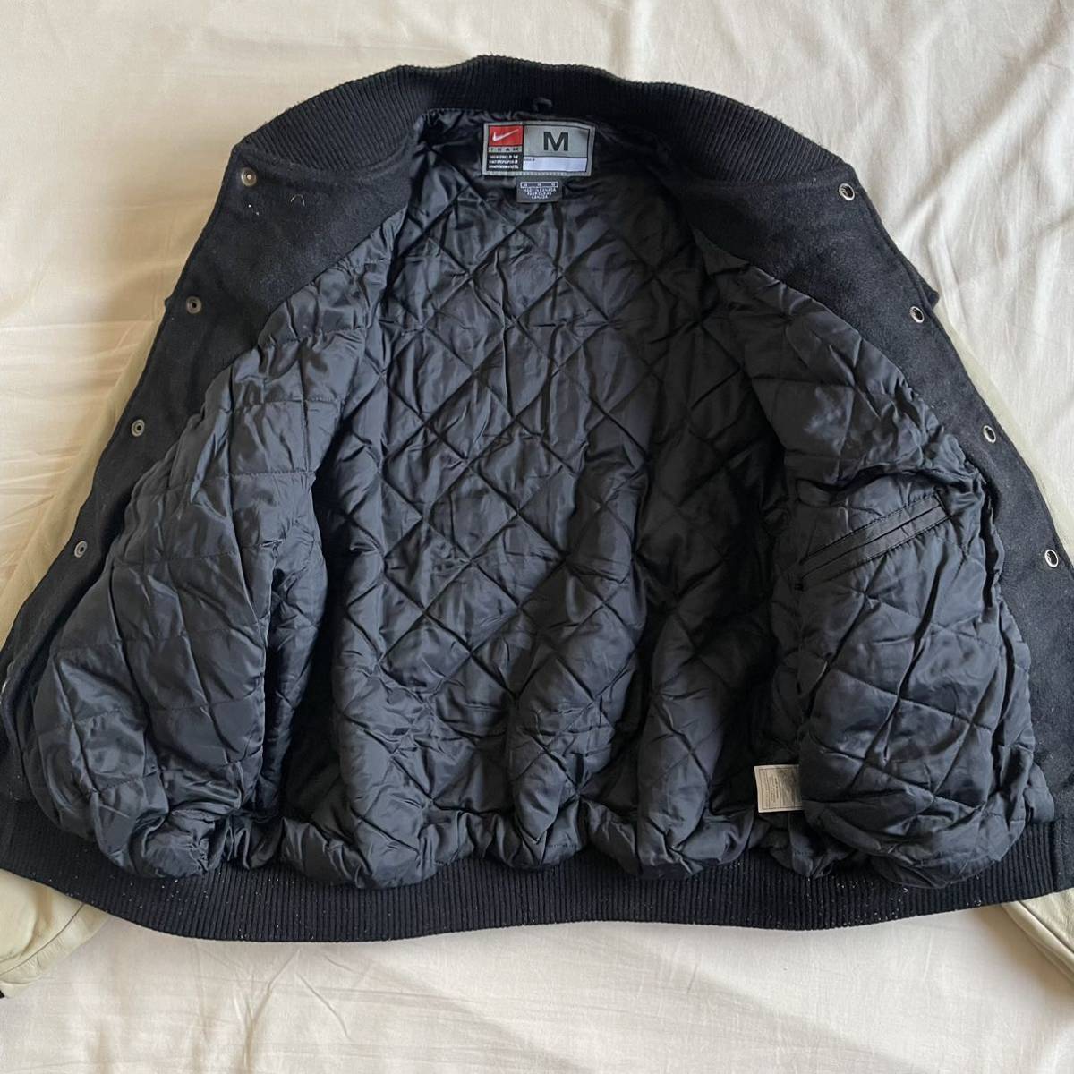 Yahoo!オークション - Special 90s NIKE 袖レザー スタジャン カナダ製