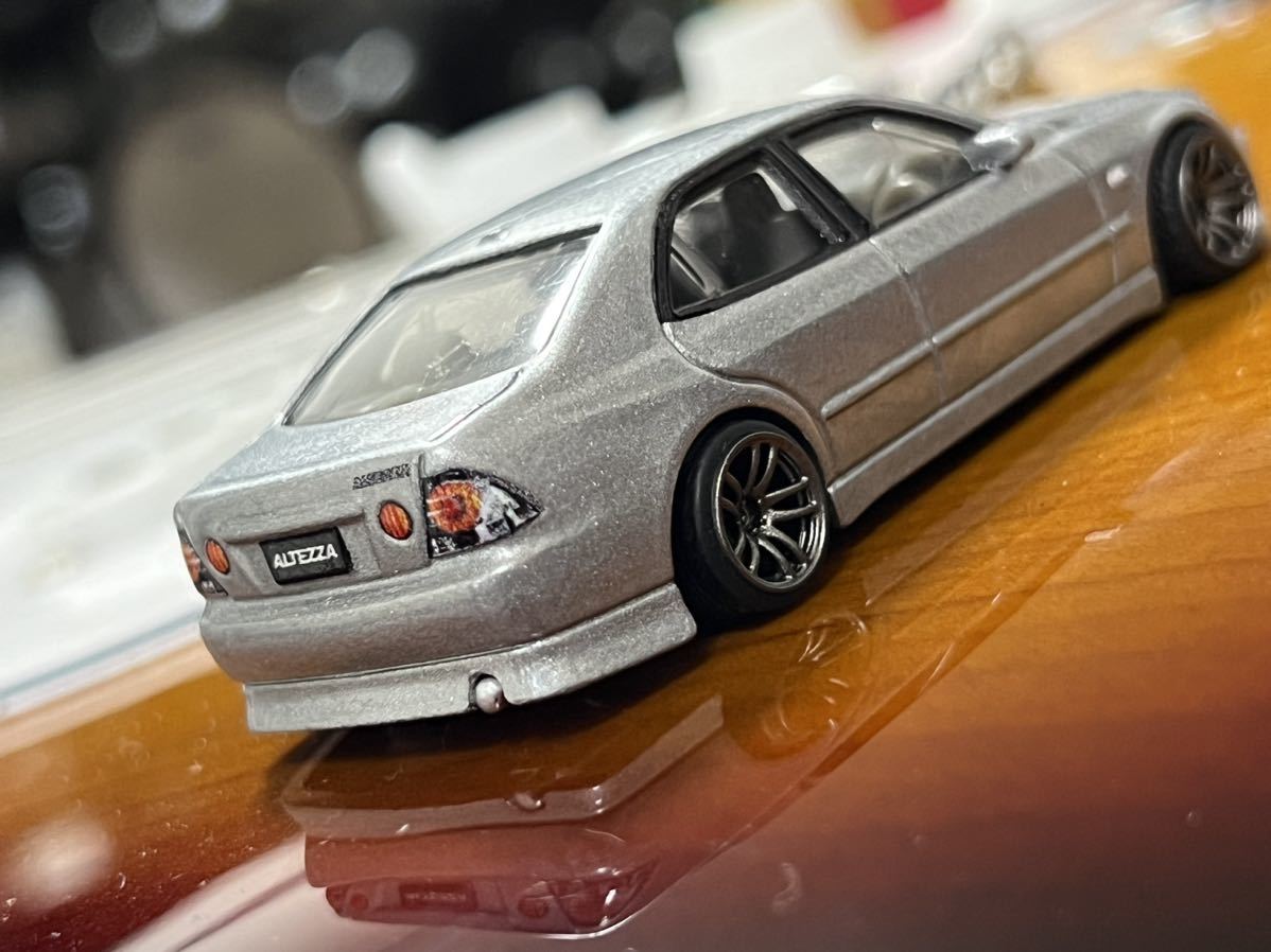 ホットウィール トヨタ アルテッツァ XE10 改造 リメイクミニカー Hot