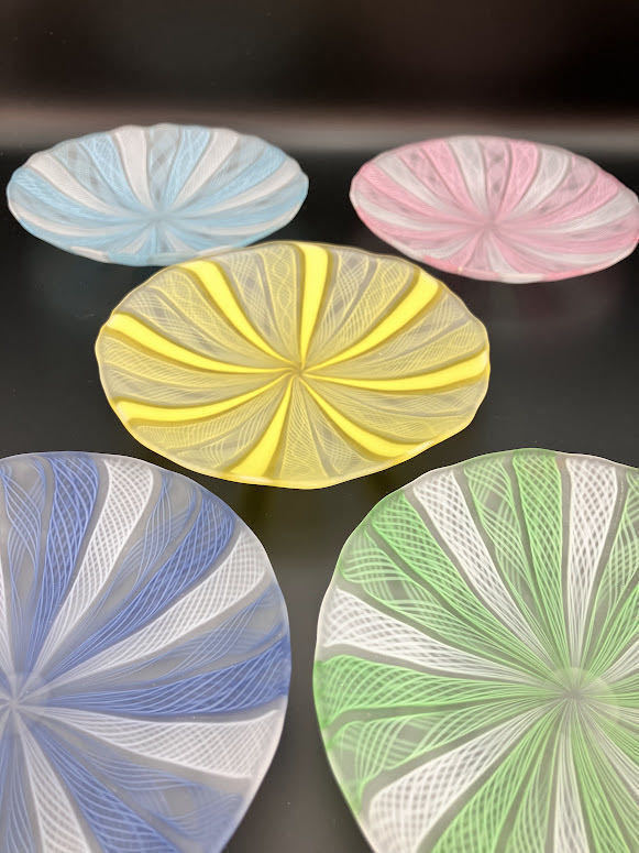 Yahoo!オークション - 交渉可 美品 藤田喬平 手吹 ヴェニス 銘々皿 5