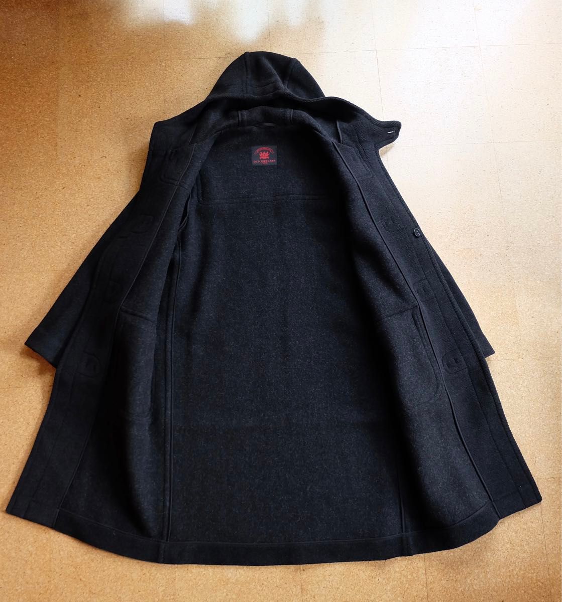 超極上品 ムーアブルック オールドイングランド ダッフルコート 黒 36