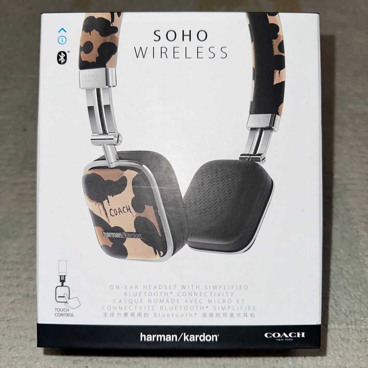 ハーマンカードン Bluetooth オンイヤーヘッドホン SOHO WIRELESS