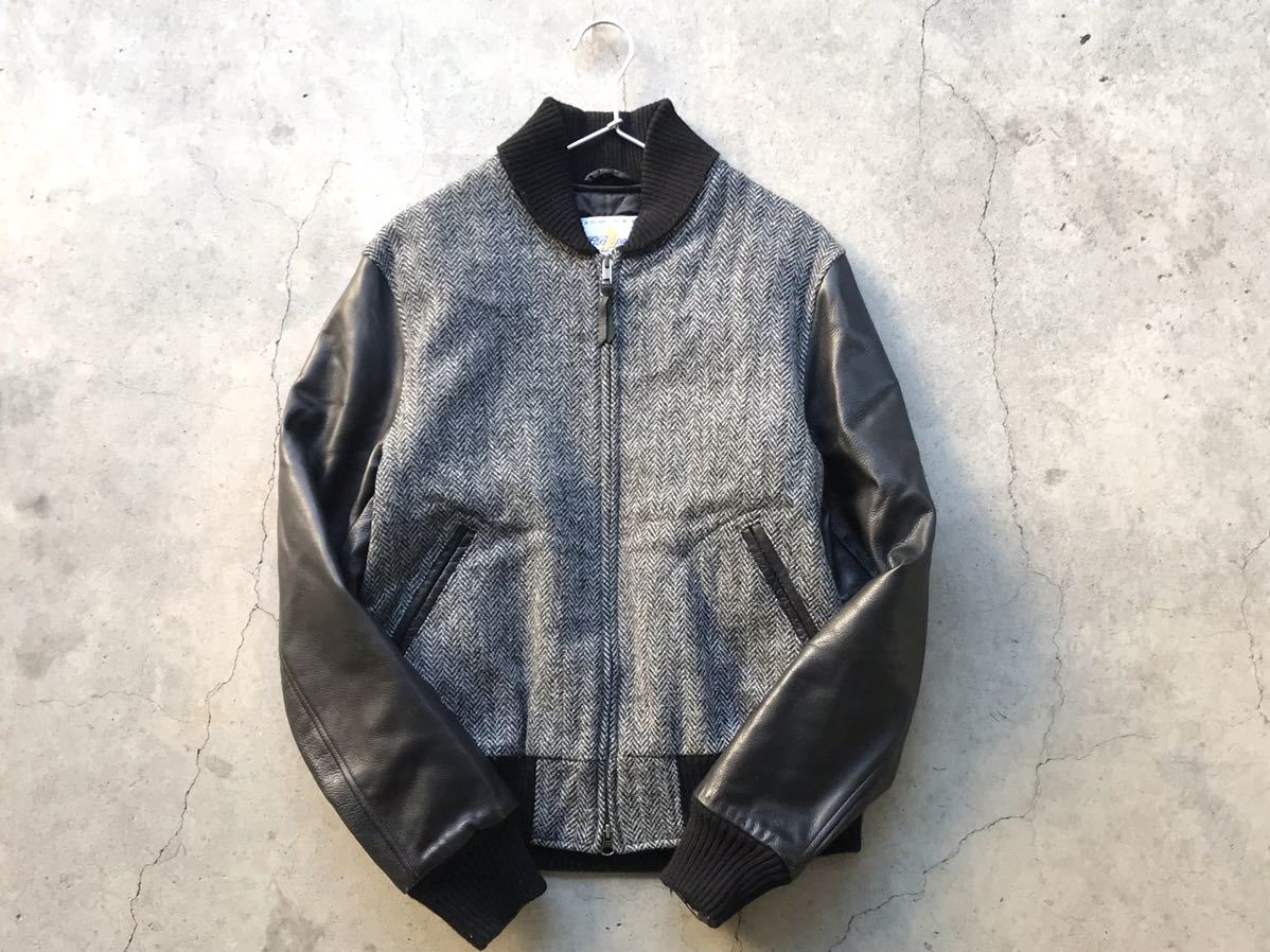 Yahoo!オークション - SHIPS別注 USA製 GB Sport×Harris Tweed 袖革