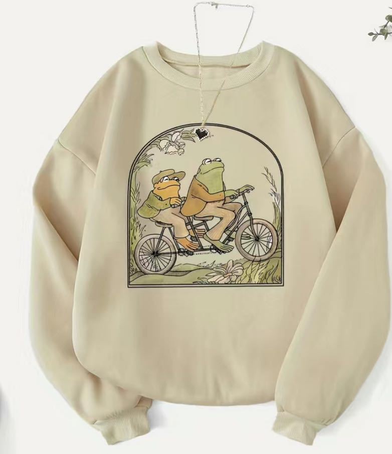 がまくんとかえるくん ふたりはいっしょ トレーナー スウェット