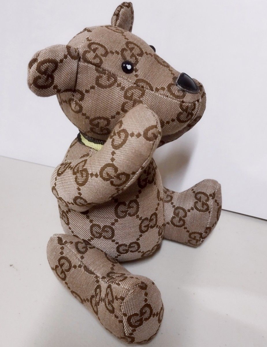 グッチ GUCCI テディベア ぬいぐるみ GGキャンバス くま クマ