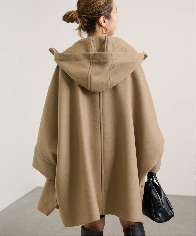 新品 FRAMeWORK フレームワーク メルトンダッフルポンチョコート 38