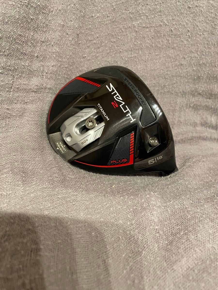テーラーメイド ステルス2 プラス 5W 18° FWウッド ヘッドのみ