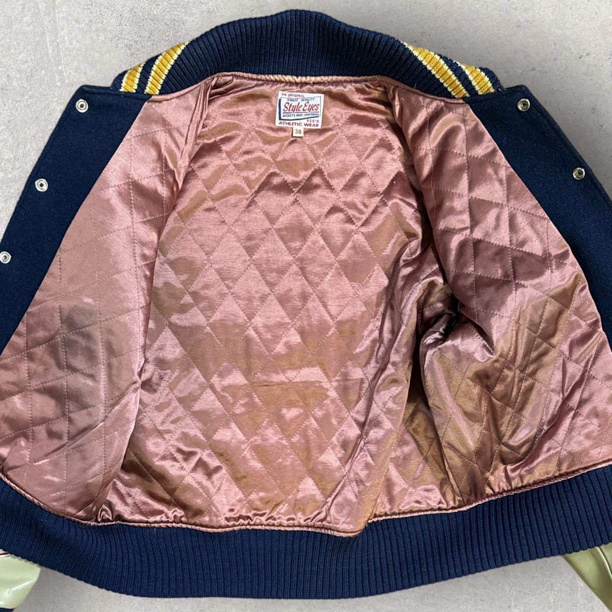 東洋 STYLE EYES スタイルアイズ フルデコ 袖革 スタジャン アワード