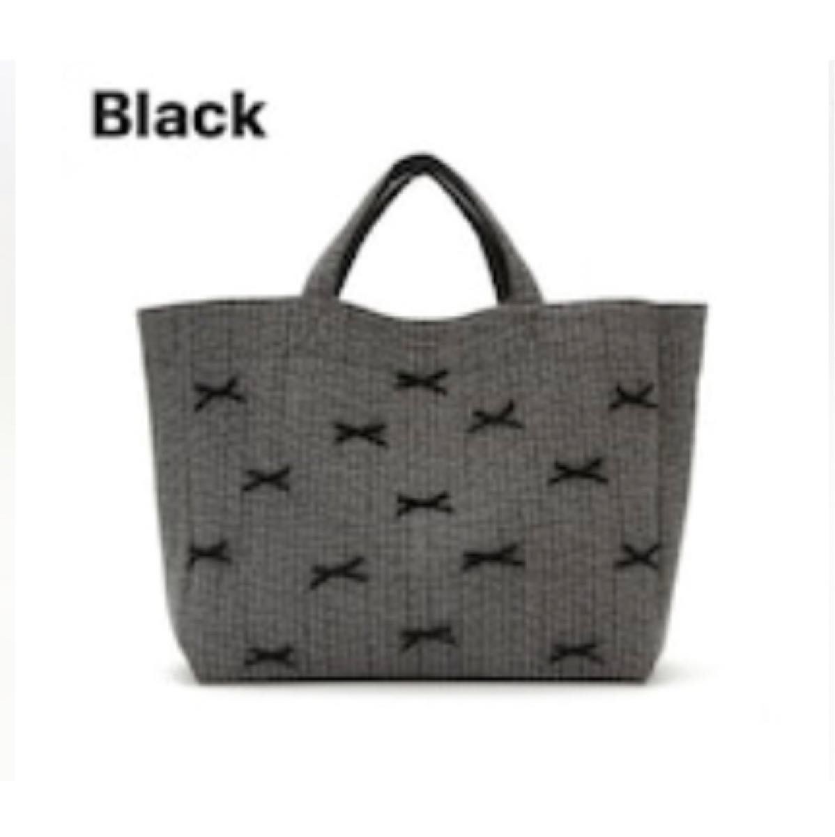 Picnic Bag (M) gypsohila 新品タグ付き BLACK ジプソフィア リボン