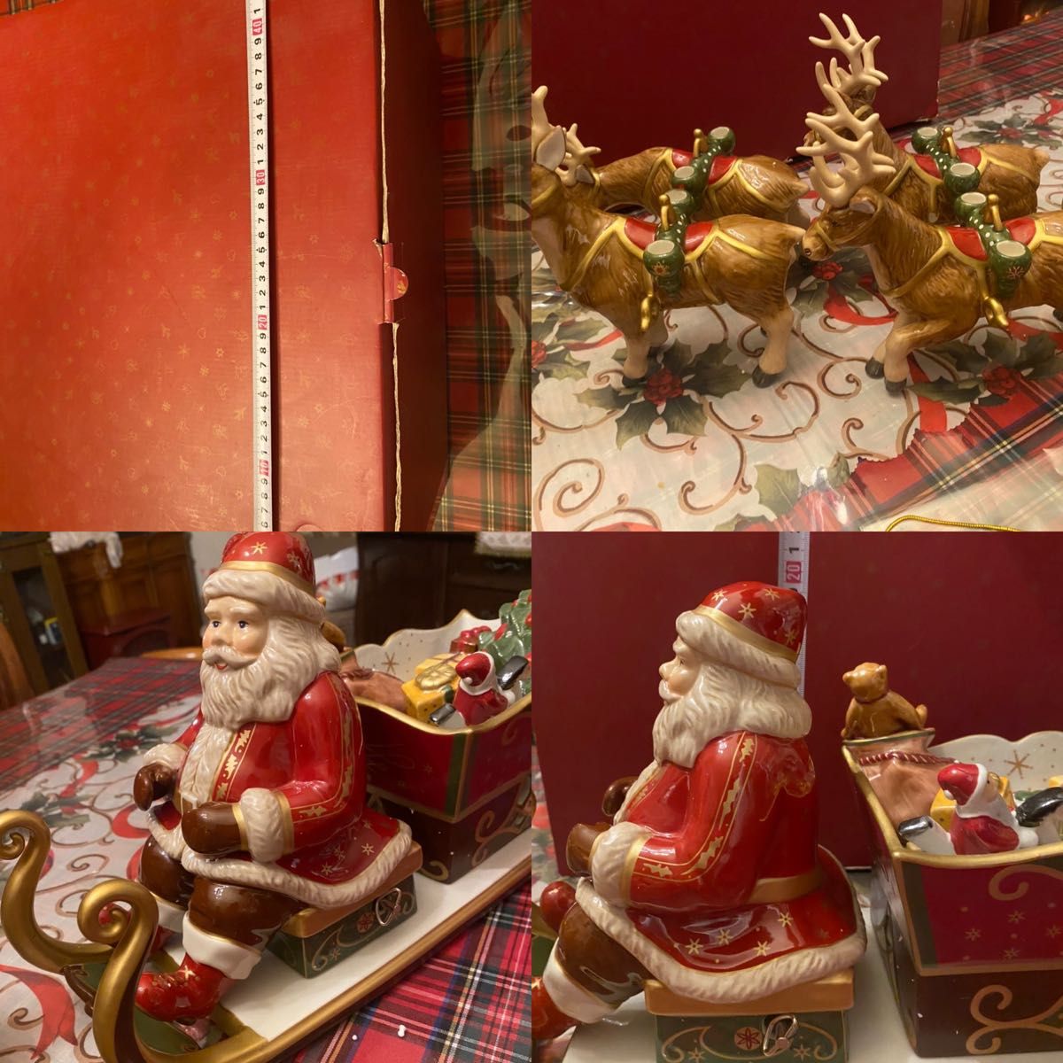 Villeroy&Bochビレロイ＆ボッホクリスマスBIGオルゴール付きオブジェ