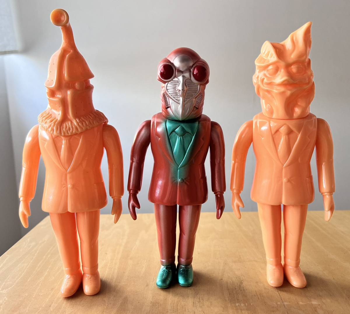 セミ人間 ケムール人 ケロニア 3体セット/ M1号 / 美品 / 送料無料