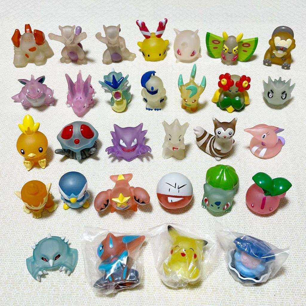 ポケモンキッズ クリア 30体セット 大量 まとめ売り 指人形 ソフビ