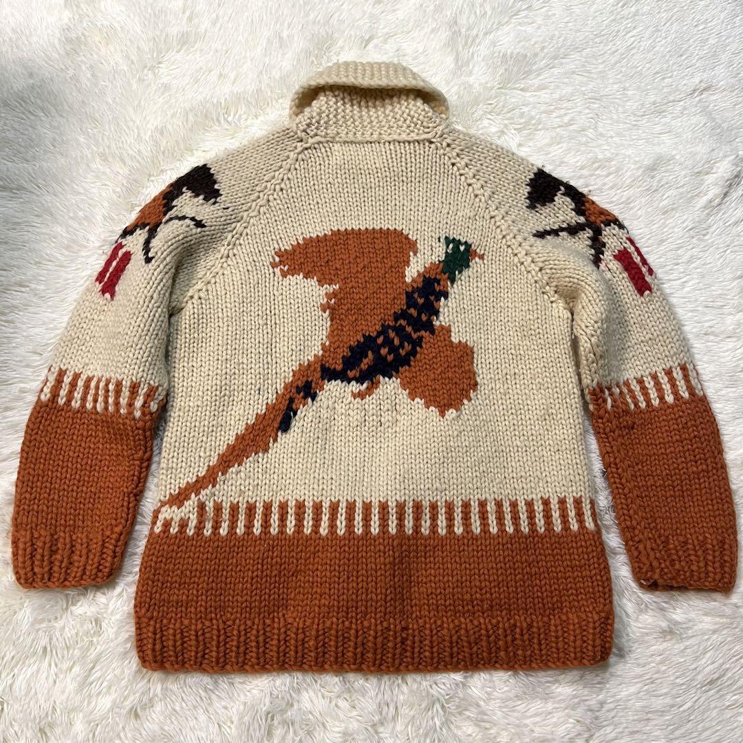 希少柄】カナディアンセーターカンパニー カウチンセーター