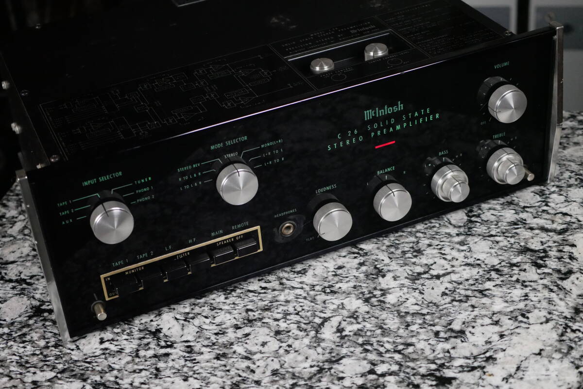 Yahoo!オークション - Mcintosh マッキントッシュ C26 プリアンプ 同社