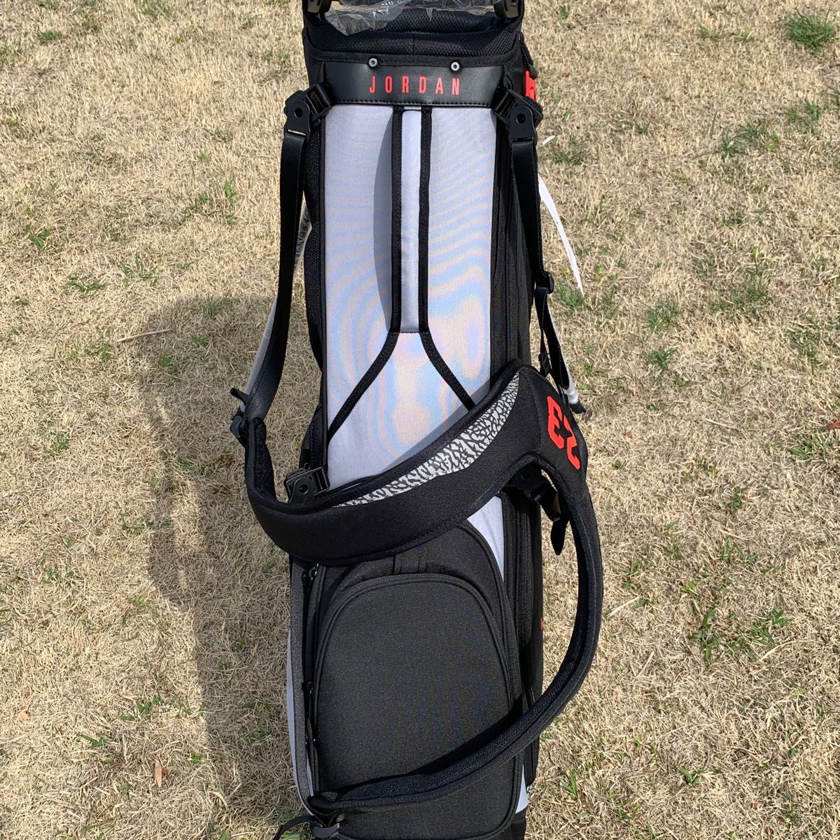 未使用 マイケル・ジョーダン 限定300本 黒グレー赤 スタンドバッグ