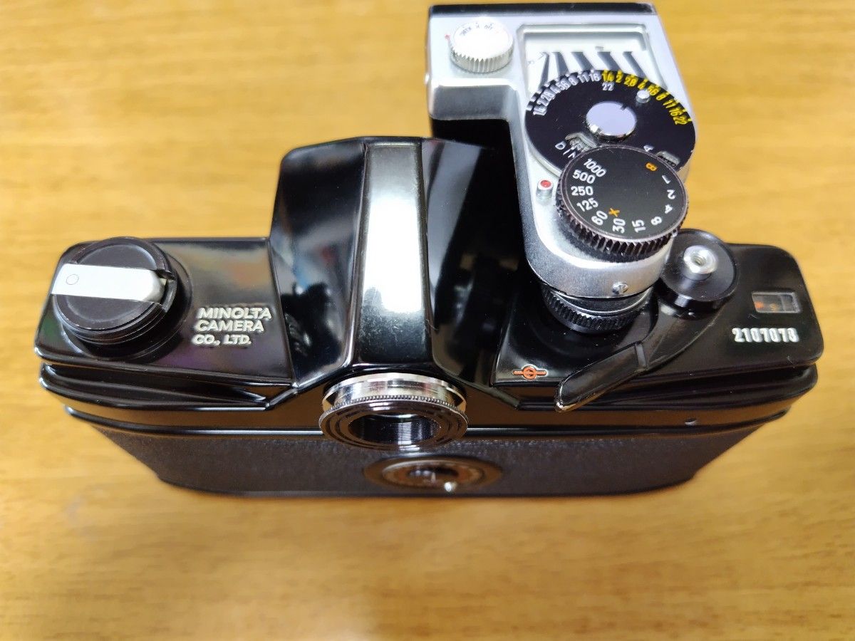 希少品】minolta ミノルタ SR-1 ブラック ボディ SR-METER-2 露出計 付