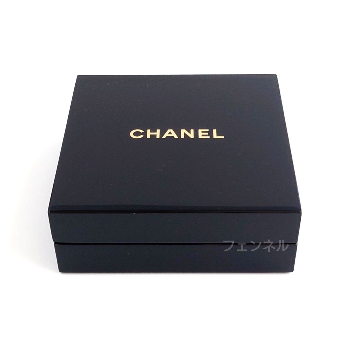 新品 シャネル ブラック スクエア 木製ボックス 正方形 口紅 ルージュ