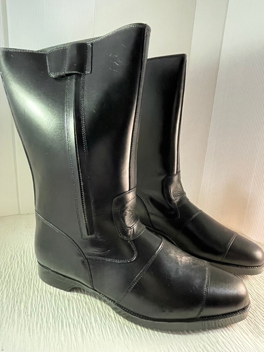 Yahoo!オークション - 白バイブーツ 交通機動隊乗車靴 28cm 3E