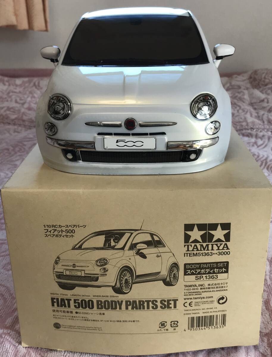 Yahoo!オークション - タミヤ SP.1363 1/10RC フィアット500 スペアボ