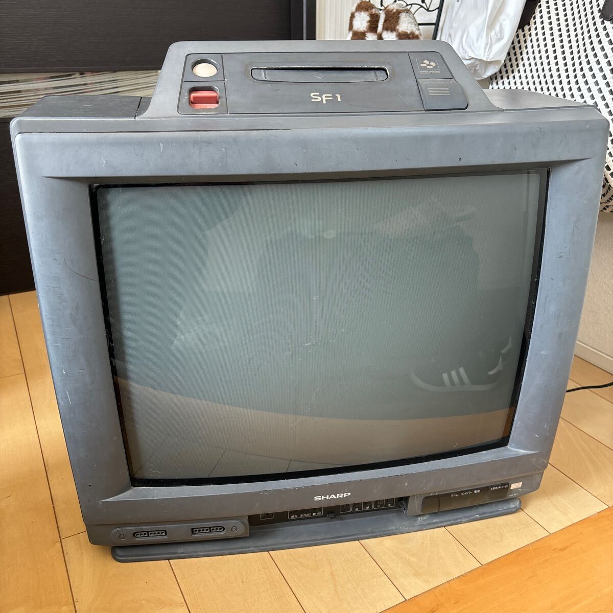 Yahoo!オークション - シャープ SHARP スーパーファミコン内蔵テレビ 2