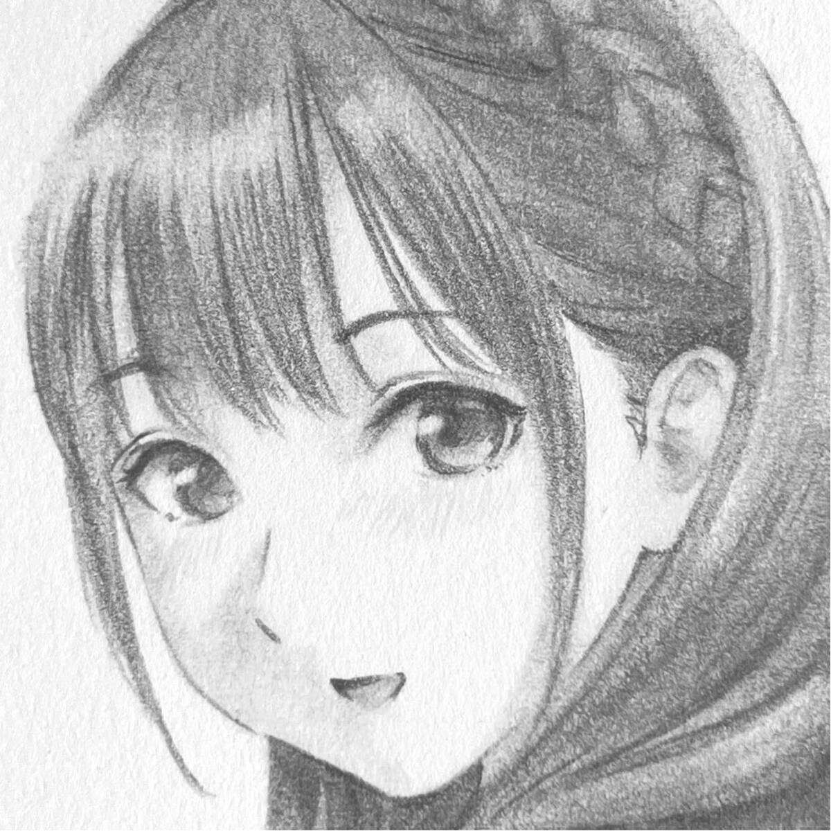 Yahoo!オークション - 手描き イラスト 「Mono 869」A5サイズ 148mm×2