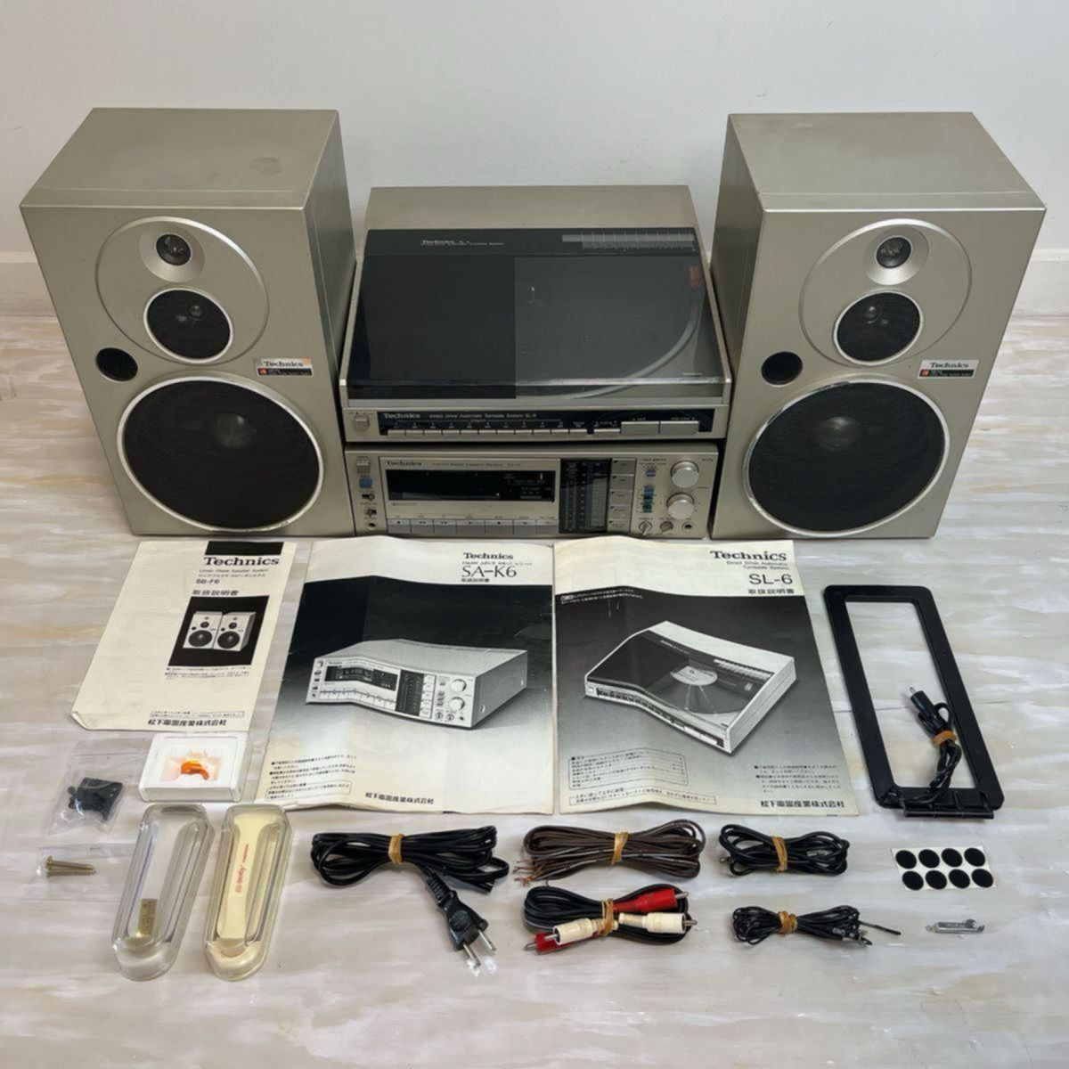 Technics テクニクス カセットデッキ SA-K6 レコードプレーヤー SL-6