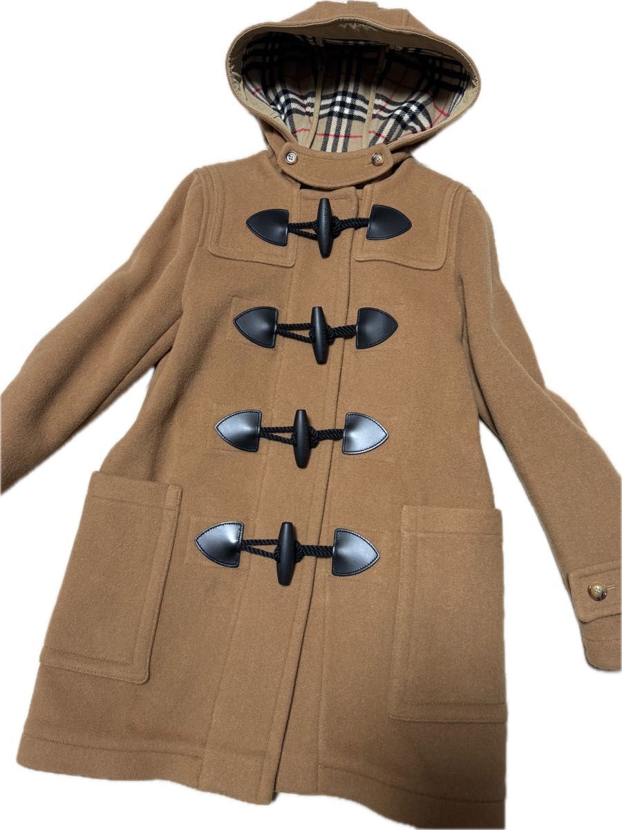 極美品】バーバリー 現行 ダッフルコート 裏地総ノバチェック L相当