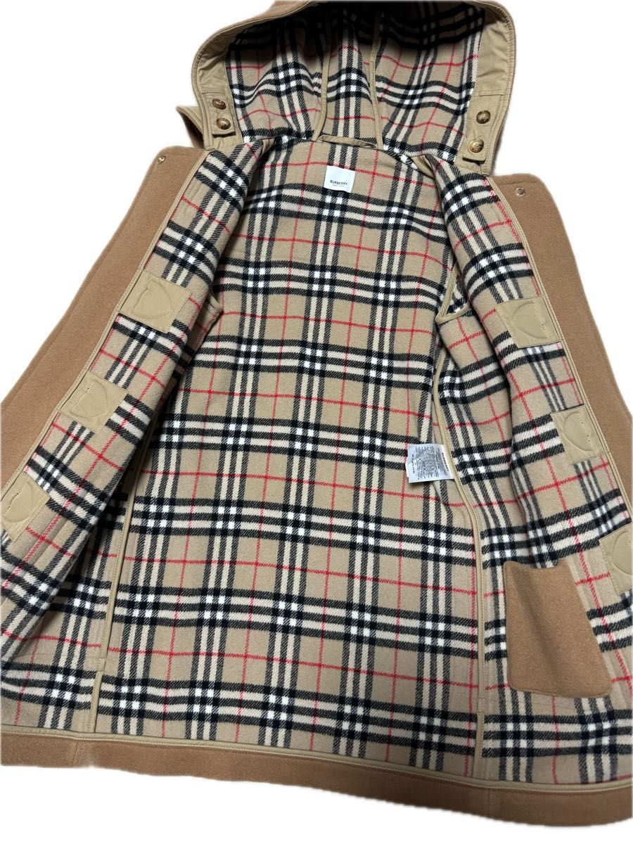 極美品】バーバリー 現行 ダッフルコート 裏地総ノバチェック L相当