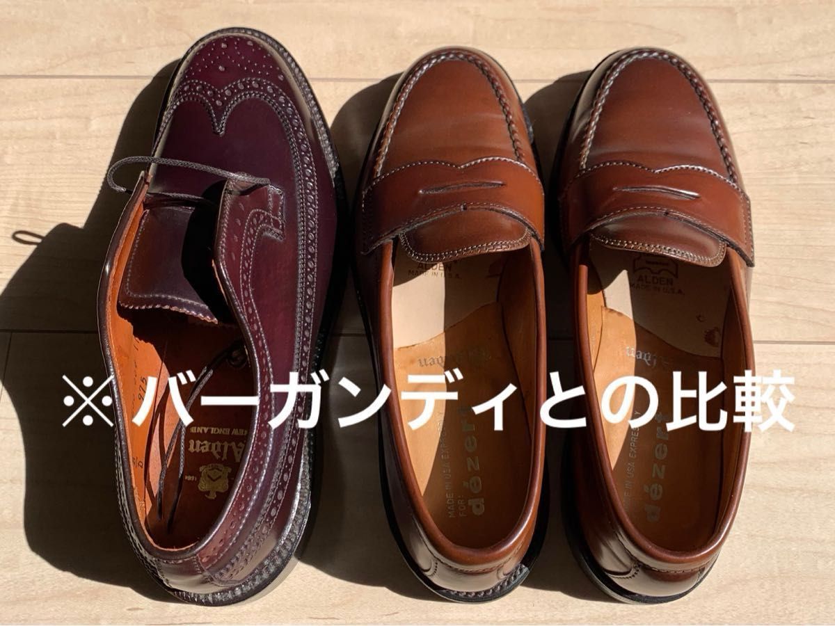 中古品 Alden（オールデン）コードバン ウイスキー レアカラー