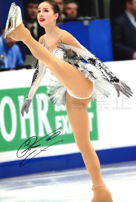 Yahoo!オークション - アリーナ・ザギトワ 直筆サインフォト フィギュ