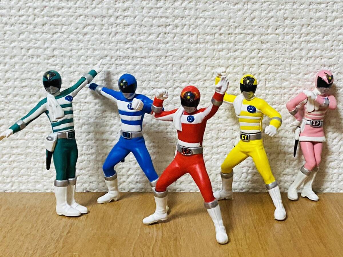 Yahoo!オークション - 電子戦隊デンジマン キャラエッグ フィギュア 5