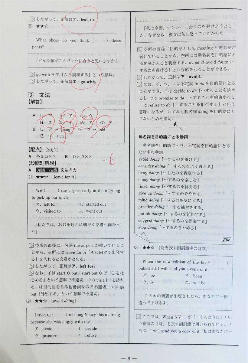 河合塾 2023年5月実施 第1回全統高1模試/英語/数学/国語(解答