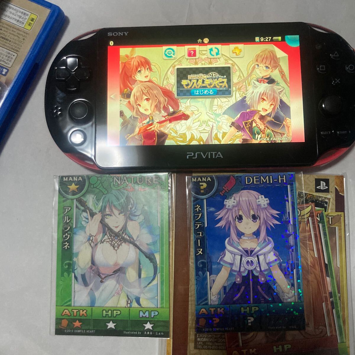 送料無料 PSVITA 限界凸騎 モンスターモンピース 限定版 プロモカード