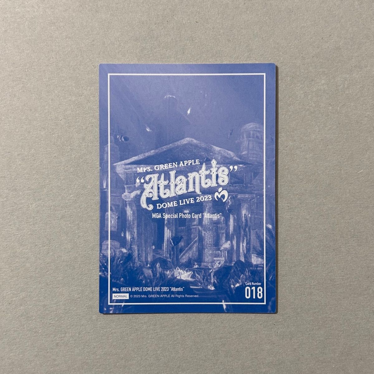 Mrs GREEN APPLE ミセスグリーンアップル Atlantis 若井滉斗 018 18番