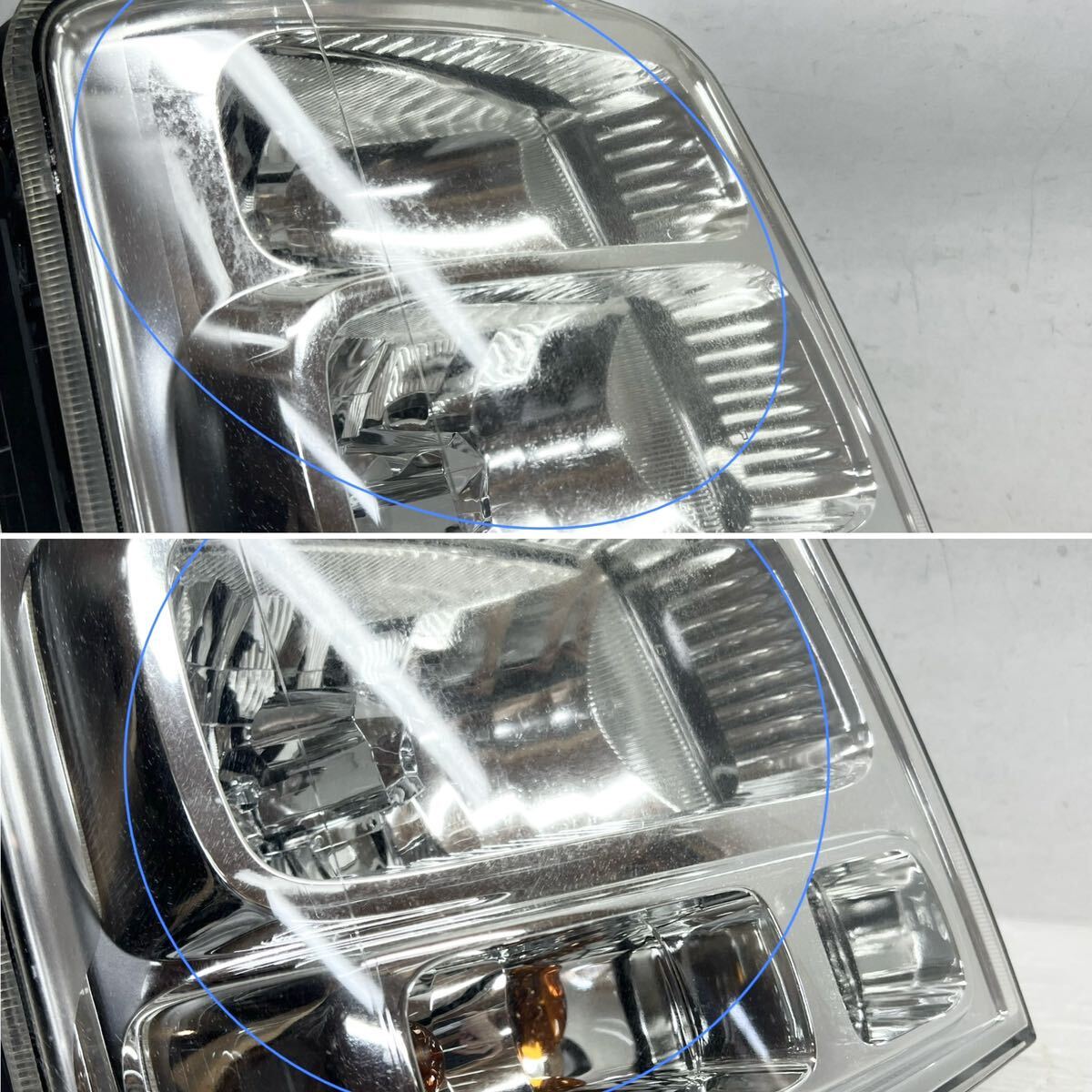 送料込 即決 エブリィワゴン DA64W 純正 HID 左右 ヘッドライト ランプ